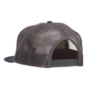 Mesh Premium Snapback Flat Bill Cap