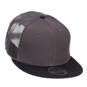 Mesh Premium Snapback Flat Bill Cap