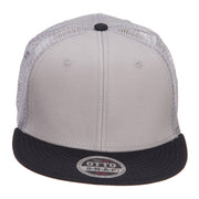 Mesh Premium Snapback Flat Bill Cap