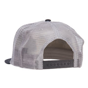 Mesh Premium Snapback Flat Bill Cap