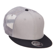 Mesh Premium Snapback Flat Bill Cap