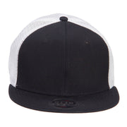 Mesh Premium Snapback Flat Bill Cap