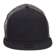 Mesh Premium Snapback Flat Bill Cap