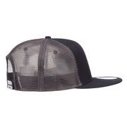 Mesh Premium Snapback Flat Bill Cap