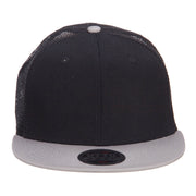 Mesh Premium Snapback Flat Bill Cap