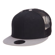 Mesh Premium Snapback Flat Bill Cap