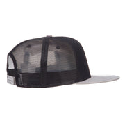 Mesh Premium Snapback Flat Bill Cap