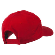 Small Bison Mascot Embroidered Low Profile Cap