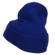 Mountain Biking Embroidered Long Beanie