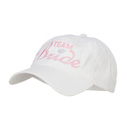 Team Bride Embroidered Dyed Cotton Cap