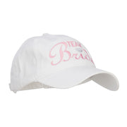 Team Bride Embroidered Dyed Cotton Cap