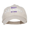 Best Grandma Ever Embroidered Low Cap