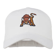 Small Bison Mascot Embroidered Low Profile Cap