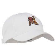 Small Bison Mascot Embroidered Low Profile Cap