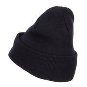 Mountain Biking Embroidered Long Beanie