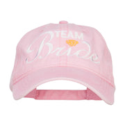 Team Bride Embroidered Dyed Cotton Cap