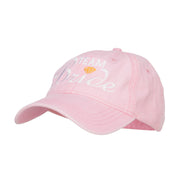 Team Bride Embroidered Dyed Cotton Cap