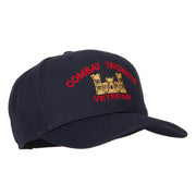 Combat Engineer Veteran Embroidered Solid Cotton Pro Style Cap