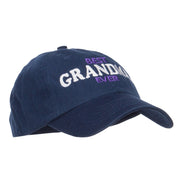 Best Grandma Ever Embroidered Low Cap