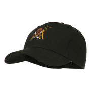 Small Bison Mascot Embroidered Low Profile Cap