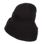 Mountain Biking Embroidered Long Beanie