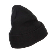 Mountain Biking Embroidered Long Beanie