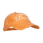 Team Bride Embroidered Dyed Cotton Cap