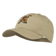 Small Bison Mascot Embroidered Low Profile Cap