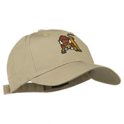 Small Bison Mascot Embroidered Low Profile Cap