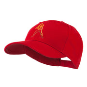 Men's Baseball Outline Embroidered Cap