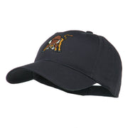 Small Bison Mascot Embroidered Low Profile Cap