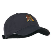 Small Bison Mascot Embroidered Low Profile Cap