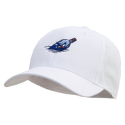 Boat In Bottle Embroidered Low Profile Structured Cap - White OSFM