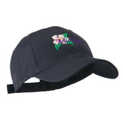 USA State Flower Michigan Apple Blossom Embroidered Cap