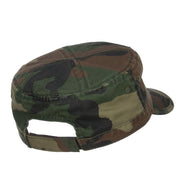 Vietnam Veteran Embroidered Camo Army Cap