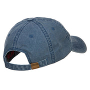 Mini Colorado Flag Embroidered Washed Cap