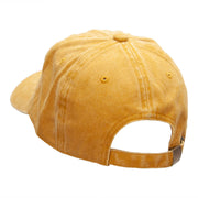 Mini Buck Embroidered Unstructured Cotton Cap