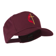 Methodist Church's Cross Embroidered Cap