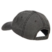 Chicago Embroidered Washed Buckled Cap