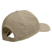 Boat In Bottle Embroidered Low Profile Structured Cap - Khaki OSFM