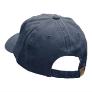 Mini Buck Embroidered Unstructured Cotton Cap