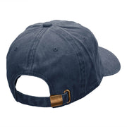 Mini Buck Embroidered Unstructured Cotton Cap