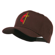 Methodist Church's Cross Embroidered Cap