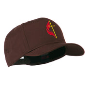 Methodist Church's Cross Embroidered Cap