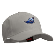 Boat In Bottle Embroidered Low Profile Structured Cap - Grey OSFM