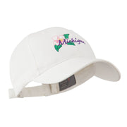 USA State Flower Michigan Apple Blossom Embroidered Cap