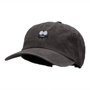 Movie Camera Embroidered Unstructured Cotton Cap