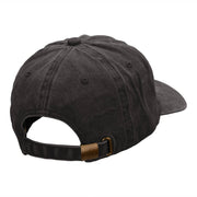 Movie Camera Embroidered Unstructured Cotton Cap