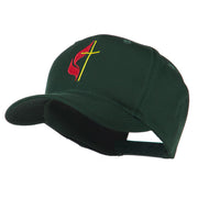 Methodist Church's Cross Embroidered Cap