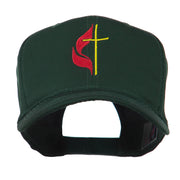 Methodist Church's Cross Embroidered Cap